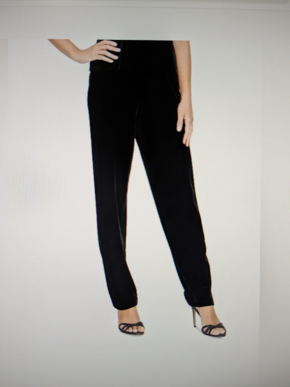 Ronni Nicole Velvet Straight Leg Pants